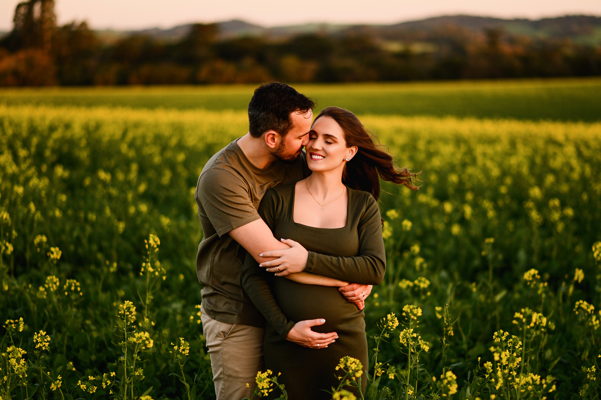ensaio gestante gravida foto externo canola tapera