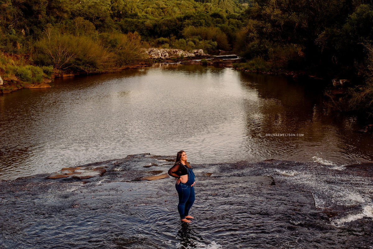 ensaio gestante fotografia cachoeira nao me toque bruna e welison fotografo rs gravida