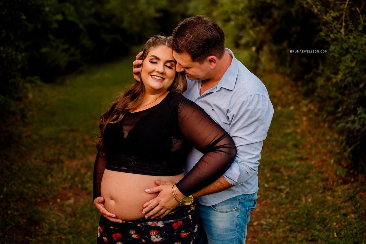 ensaio gestante fotografia cachoeira nao me toque bruna e welison fotografo rs gravida