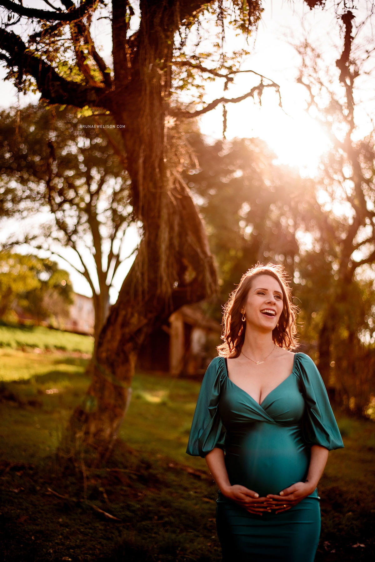 ensaio gestante fotografia gestação bruna e welison foto nao me toque colorado tapera espumoso