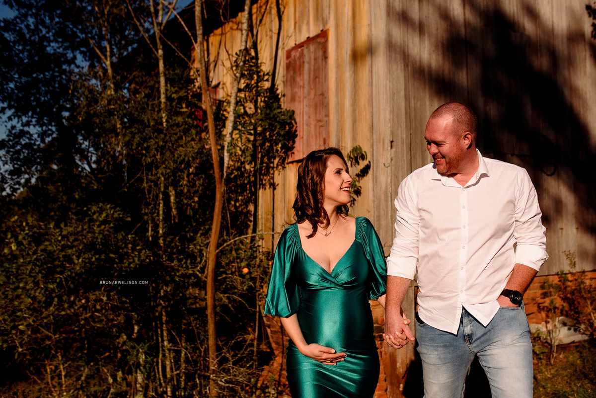 ensaio gestante fotografia gestação bruna e welison foto nao me toque colorado tapera espumoso