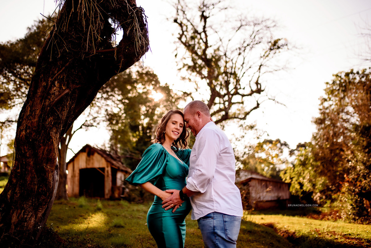 ensaio gestante fotografia gestação bruna e welison foto nao me toque colorado tapera espumoso