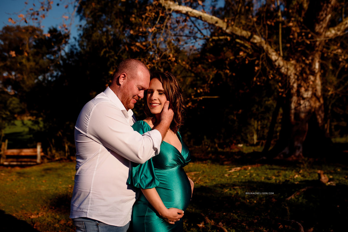 ensaio gestante fotografia gestação bruna e welison foto nao me toque colorado tapera espumoso
