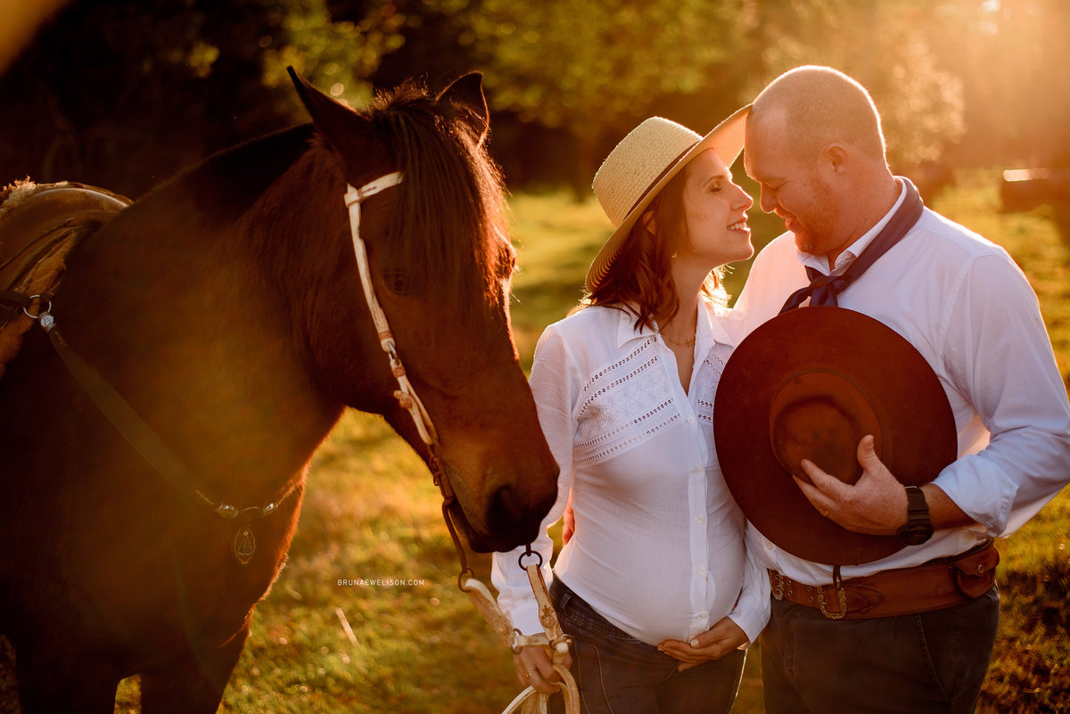 ensaio gestante fotografia gestação bruna e welison foto nao me toque colorado tapera espumoso