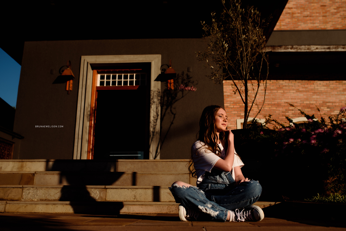 ensaio 15 anos feminino bruna e welison fotografia nao me toque rs book tapera espumoso fotos urbano