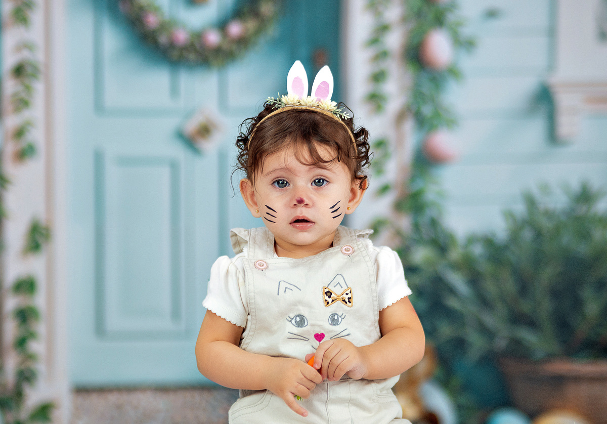 mas ainda arisca como todo coelho