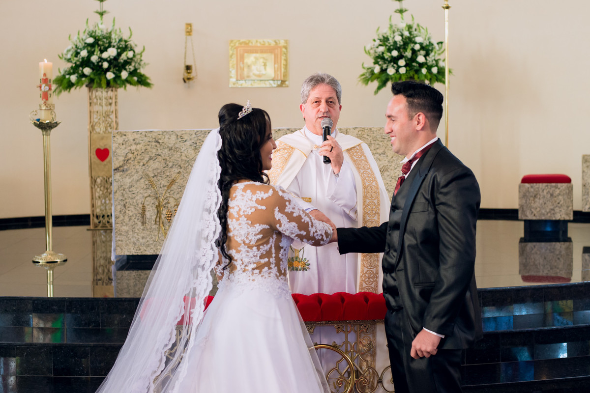 Cerimonia de casamento na paróquia sagrado coração de jesus, Jundiaí, São Paulo