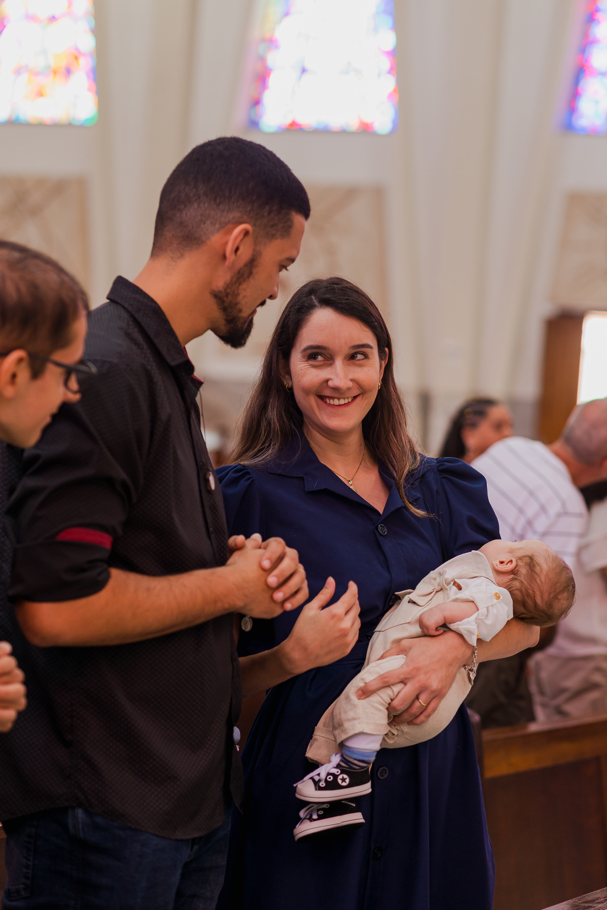 FOTOGRAFIA DE BATISMO, IGREJA CATOLICA, PAROQUIA SÃO JOÃO BATISTA, JUNDIAI, SÃO PAULO
