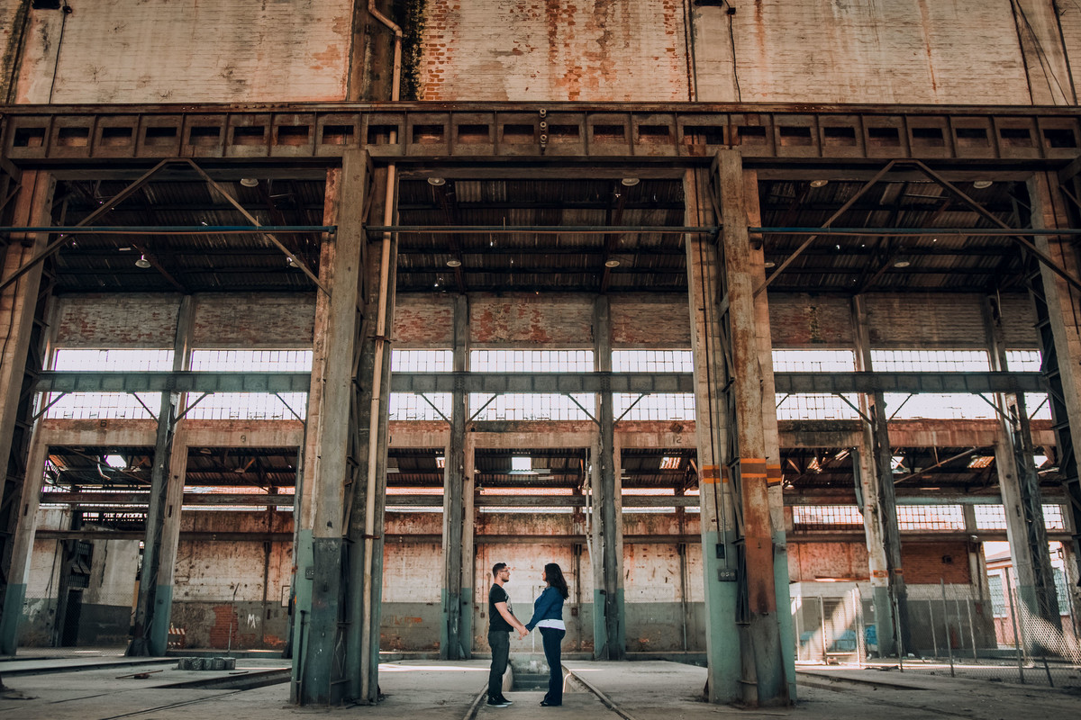 Ensaio pré-wedding diferente