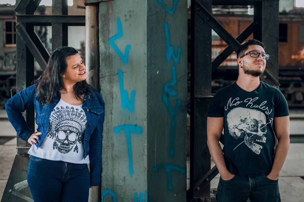 Ensaio pré-wedding diferente