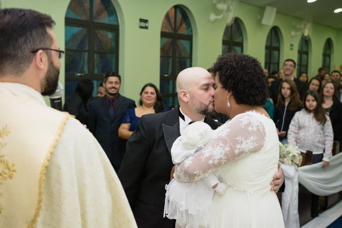 Fotografia de casamento, Fotografia espontânea, Beijo do Casal