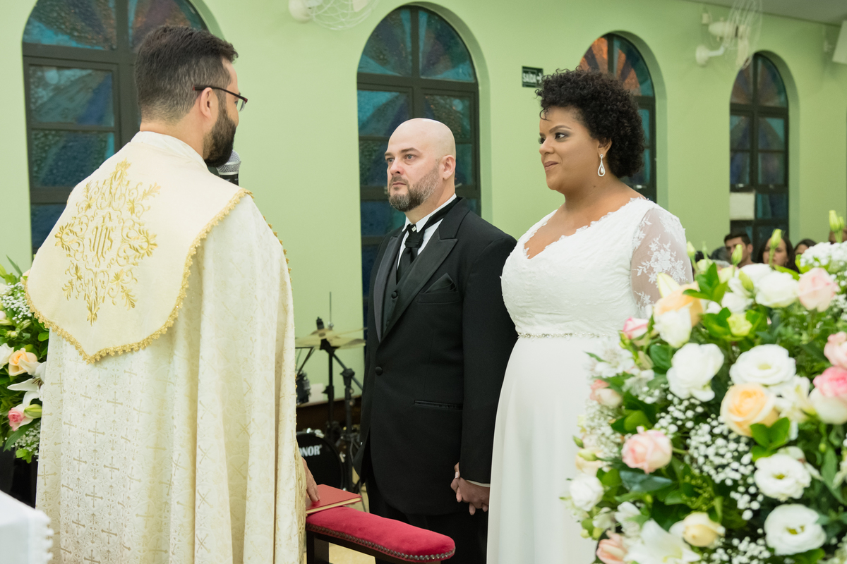 Fotografia de casamento na igreja