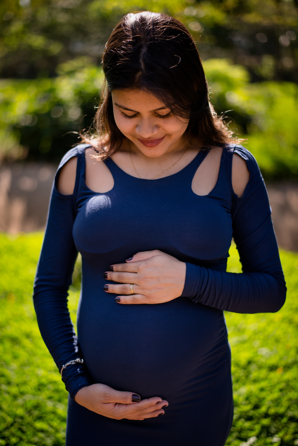 Ensaio Fotográfico de Gestante, Jardim botânico de Jundiaí, Adriana com 27 semanas de gestação