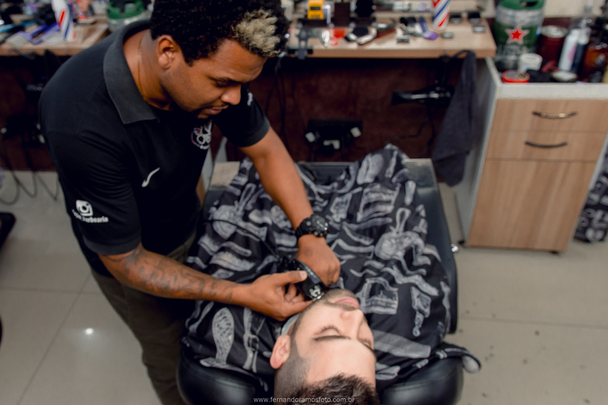 MAKING OF DO NOIVO NA BARBEARIA, FEJAO BARBEARIA, JUNDIAÍ, SÃO PAULO