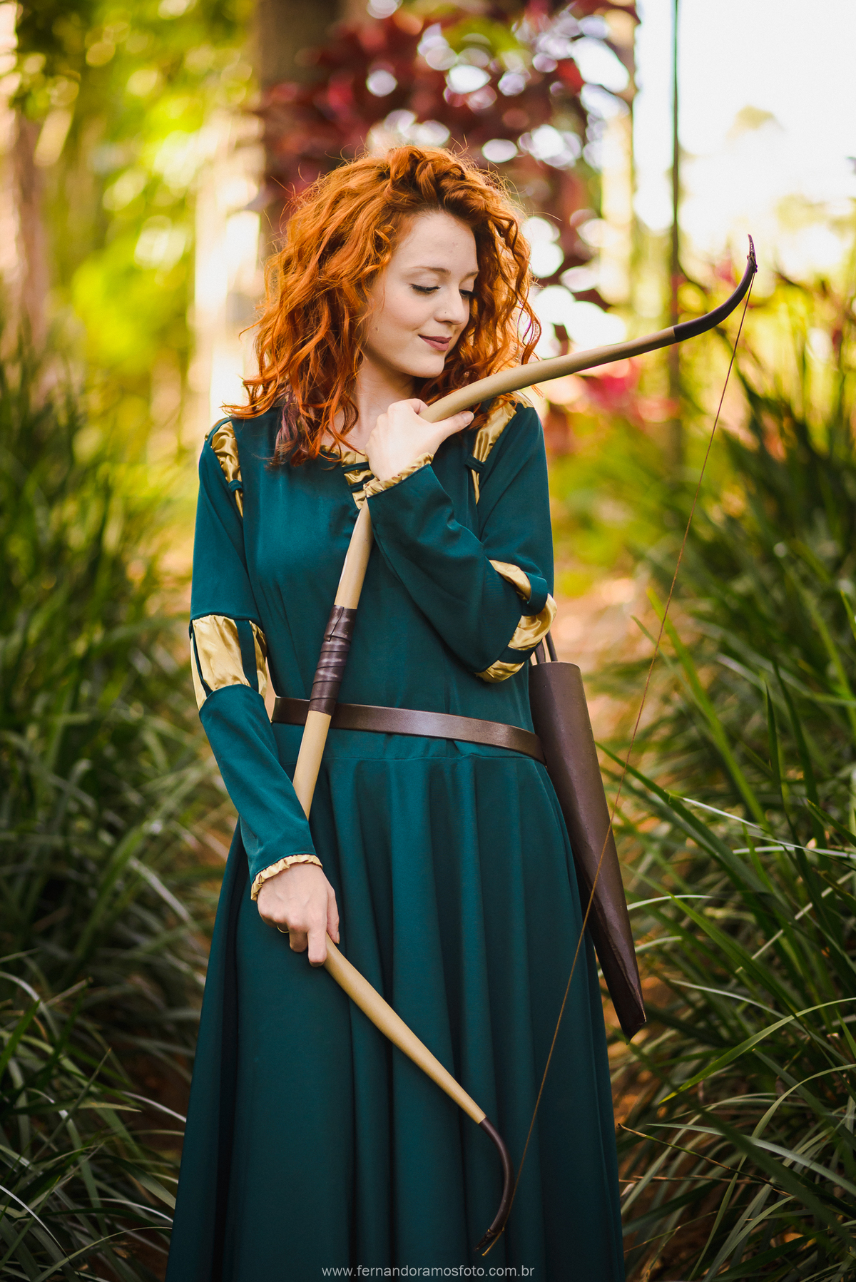 ENSAIO FOTOGRÁFICO, FOTOGRAFIA FEMININA, ENSAIO FEMININO, FOTOGRAFIA COSPLAY, MERIDA, VALENTE, JARDIM BOTÂNICO, JUNDIAÍ, SP