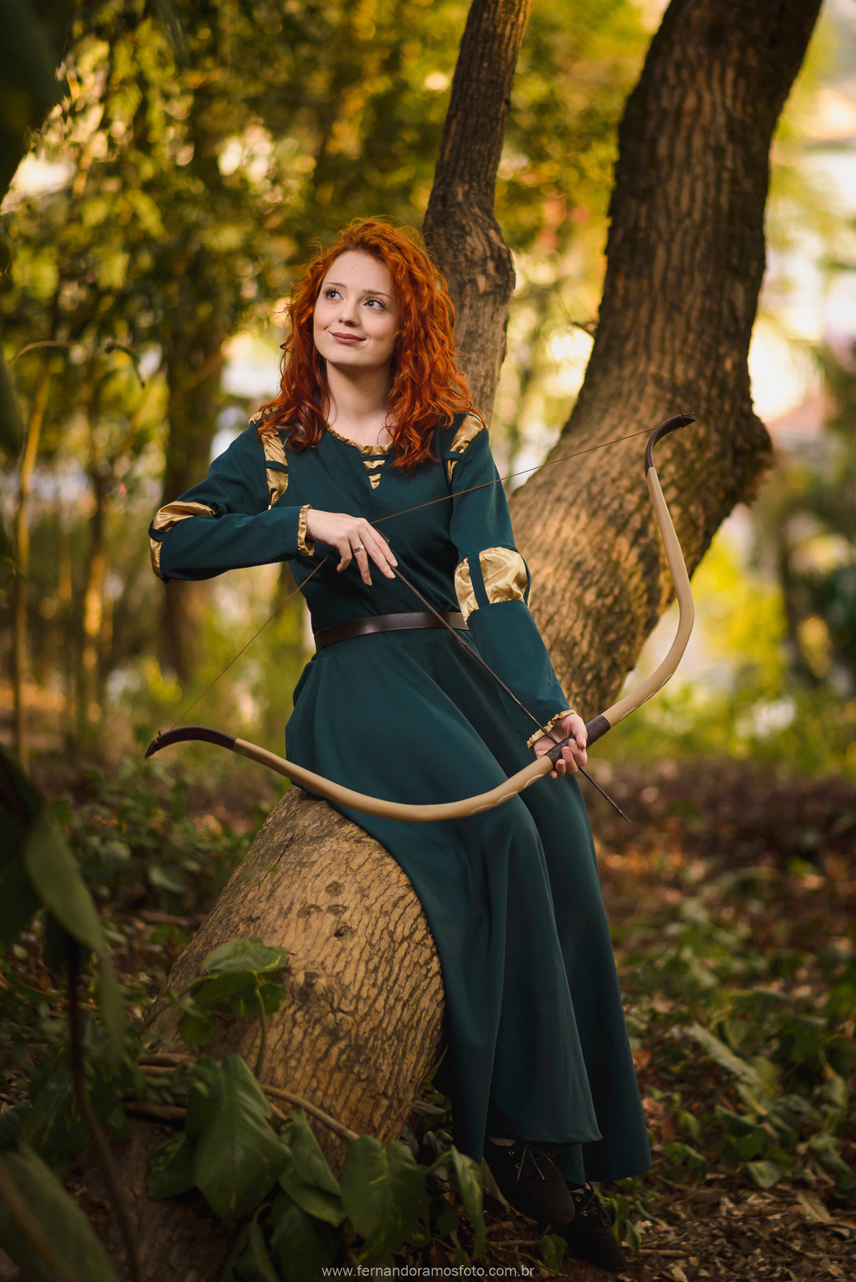 ENSAIO FOTOGRÁFICO, FOTOGRAFIA FEMININA, ENSAIO FEMININO, FOTOGRAFIA COSPLAY, MERIDA, VALENTE, JARDIM BOTÂNICO, JUNDIAÍ, SP