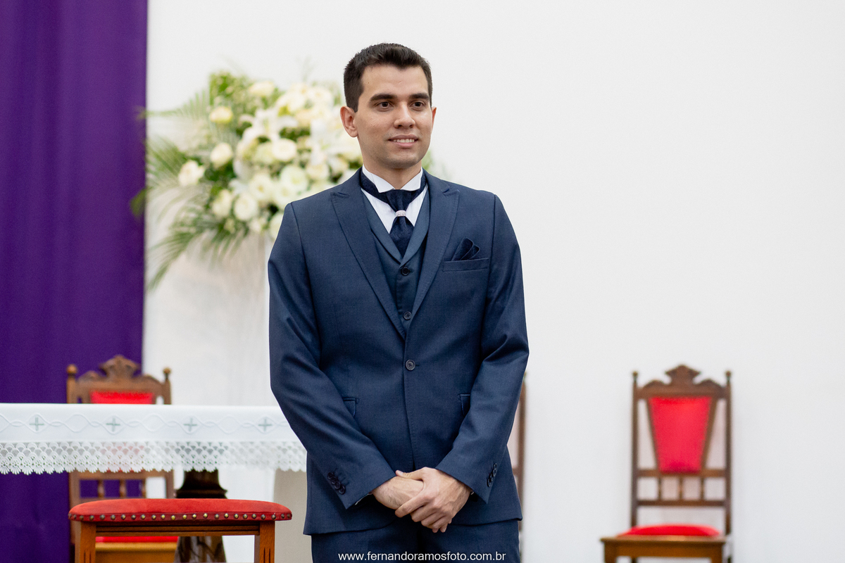 Cerimonia de casamento na paróquia santa teresinha, Jundiaí, São Paulo