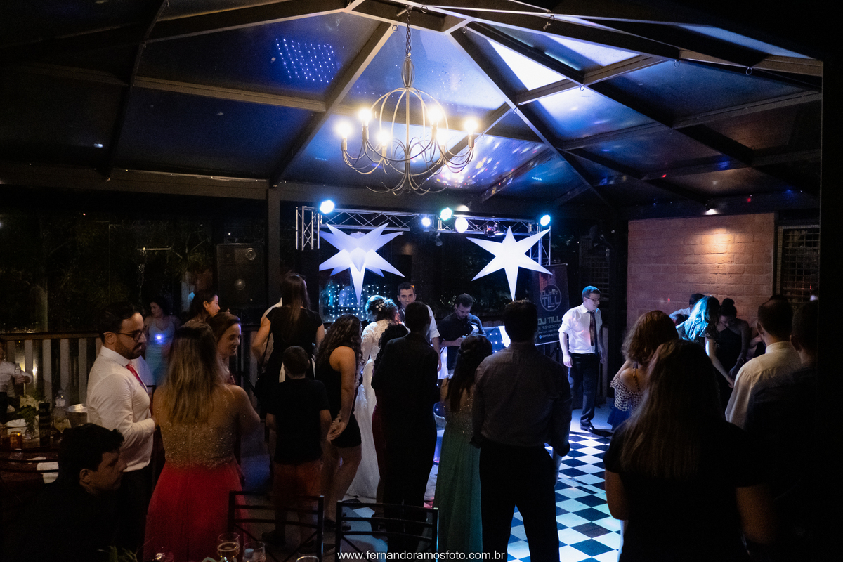 Festa de casamento realizada no espaço Spazio di Cristalli em Itupeva, São Paulo