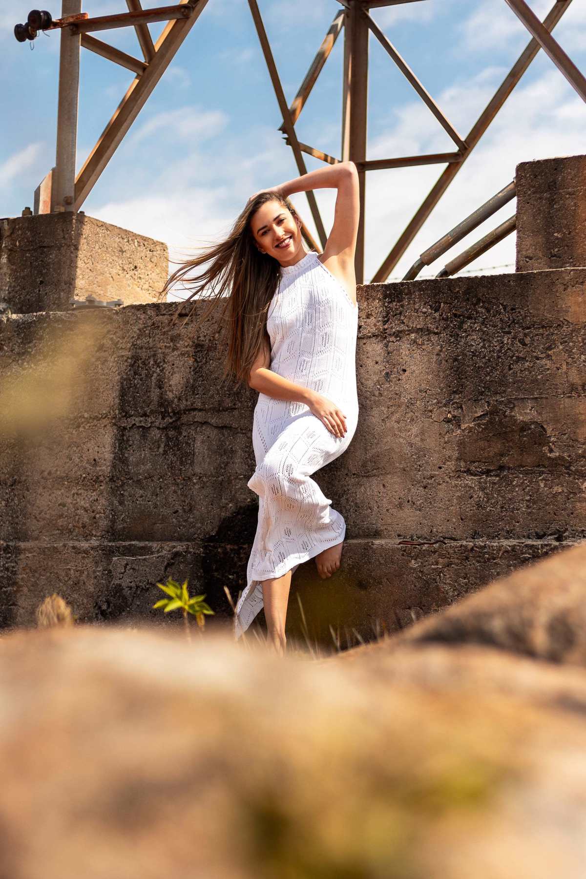 ensaio casual feminino natureza