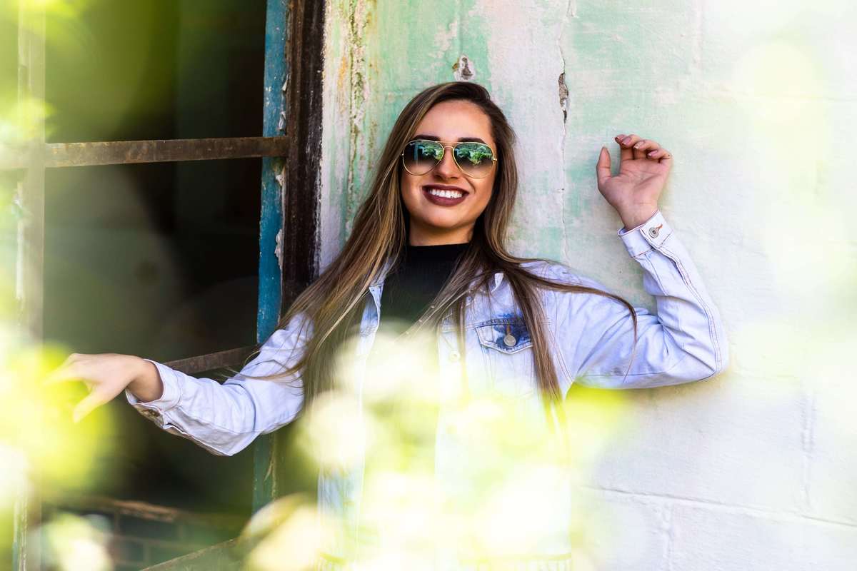 ensaio casual feminino natureza