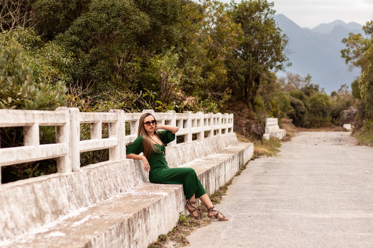 ensaio casual feminino natureza