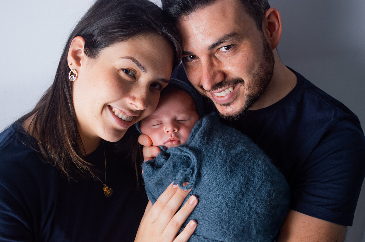 Oliver em seu ensaio Newborn, com 17 dias.