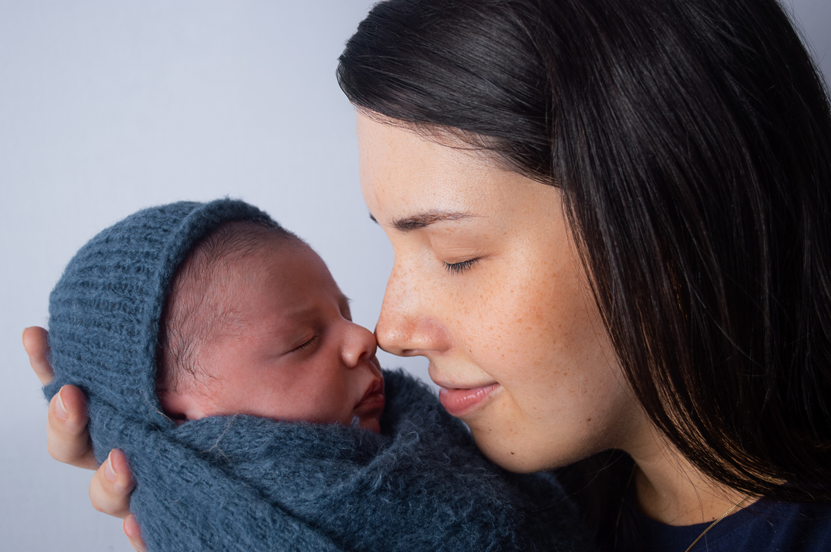 Oliver em seu ensaio Newborn, com 17 dias.