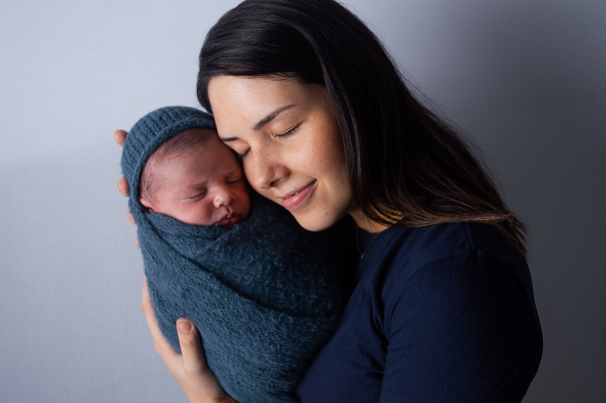 Oliver em seu ensaio Newborn, com 17 dias.