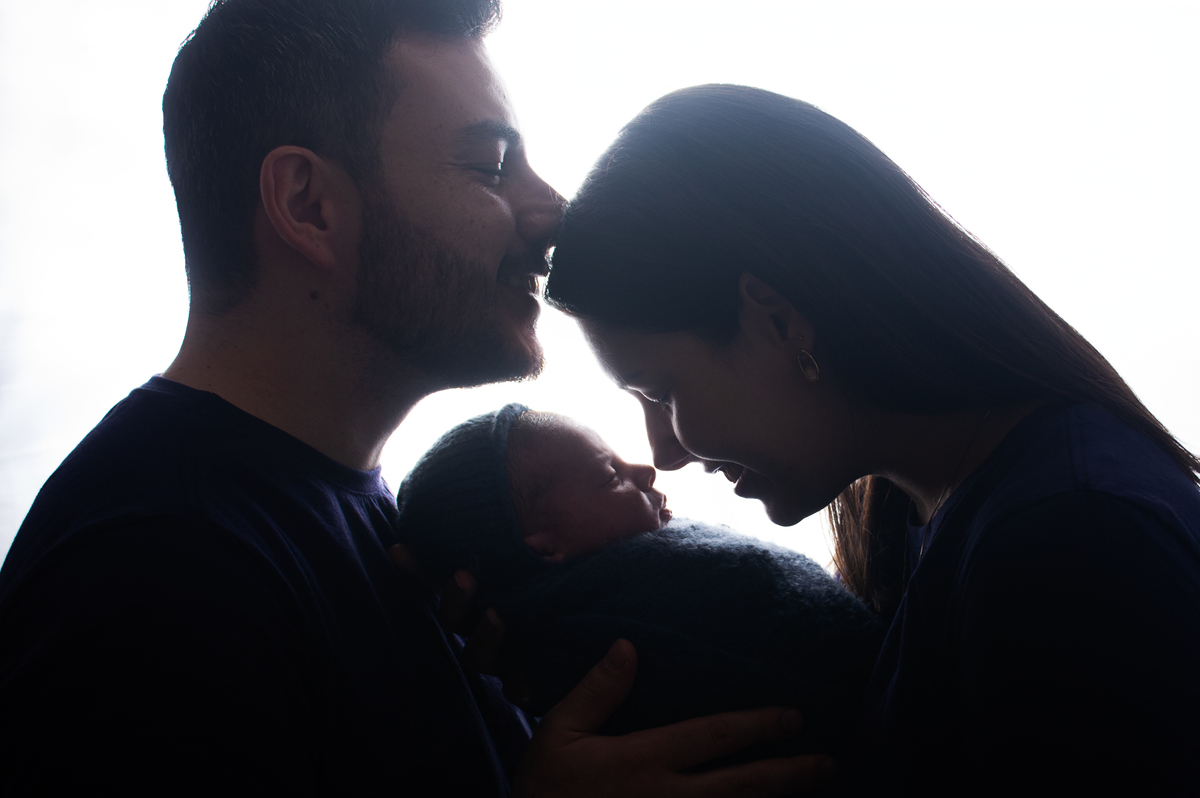 Oliver em seu ensaio Newborn, com 17 dias.