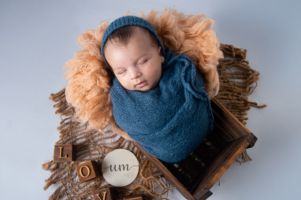 Ensaio newborn do Titi - 30 dias - Canoas - RS