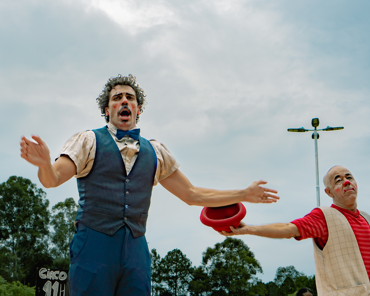 Filipe Bregantim é palhaço padoca