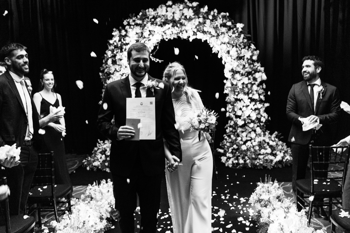 Boda Palacio Duhau, Recoleta. Novios.