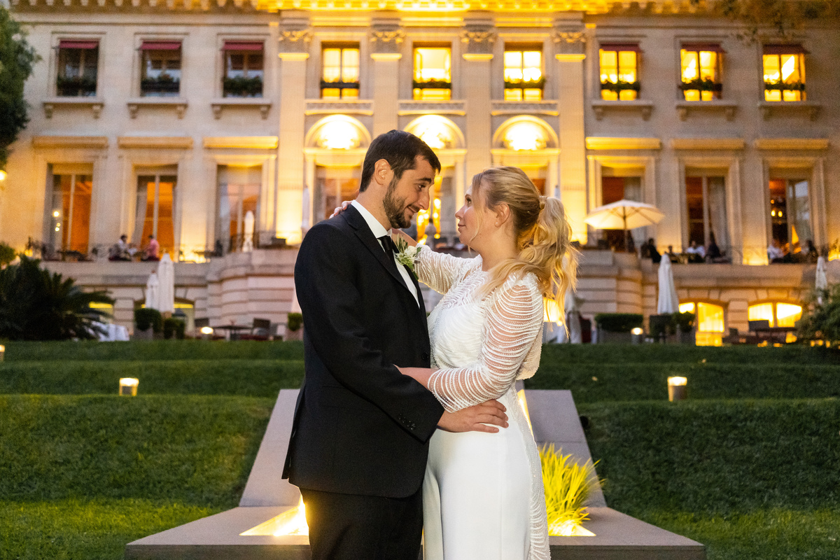 Boda Palacio Duhau, Recoleta. Novios.