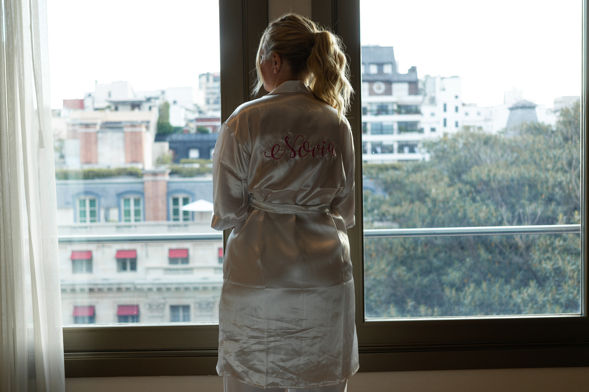 Getting ready en el Palacio Duhau, Recoleta, Bata novia. 