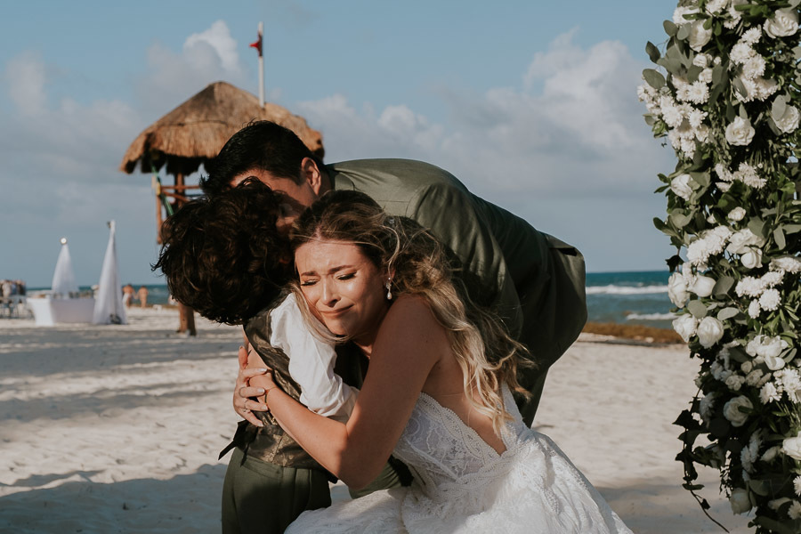 Destination wedding de Luana e Michel em Cancún, México no resort Sandos Playacar por Anderson Crepaldi Fotografia