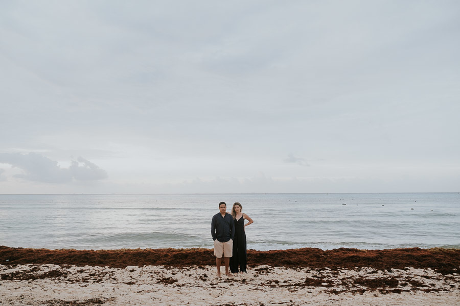 Ensaio Pré-wedding em Playa Del Carmen, em Cancún, no México por Anderson Crepaldi Fotografia