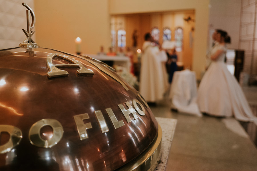Casamento de Camila e Felipe na Paróquia Nossa Senhora da Salette, em São Paulo, no bairro Santana por Anderson Crepaldi Fotografia