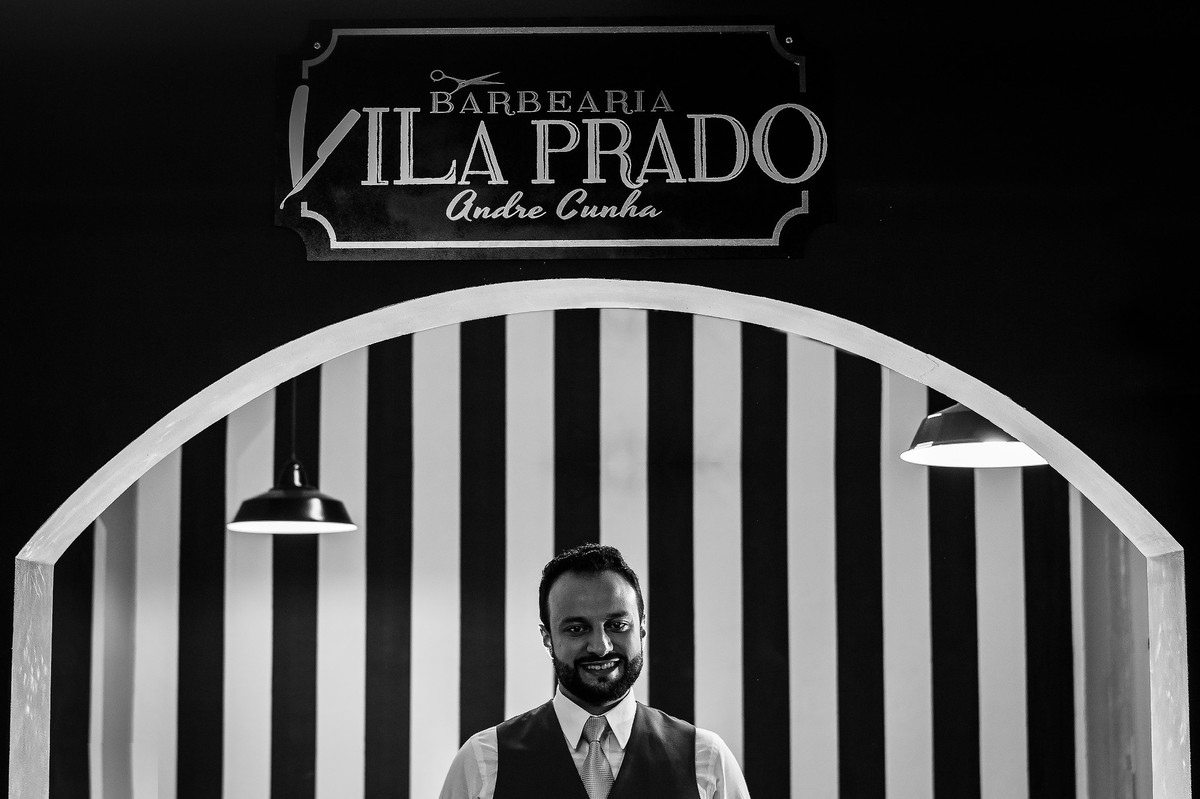 Fotografo de Casamento São Carlos Barbearia Vila Prado