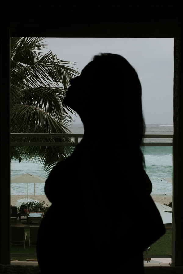 Ensaio gestante de Lauren na praia de Maresias por Anderson Crepaldi Fotografia