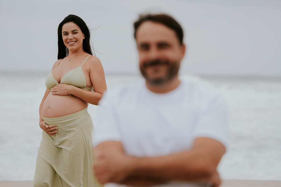 Ensaio gestante de Lauren na praia de Maresias por Anderson Crepaldi Fotografia