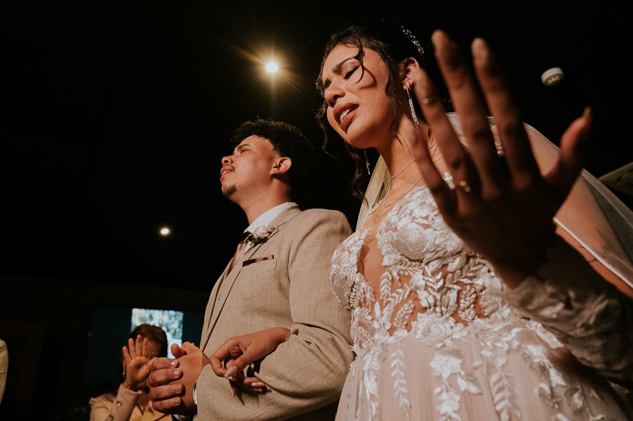 Mini wedding Sara e Luis no restaurante Coco Bambu Market Place em São Paulo por Anderson Crepaldi Fotografia