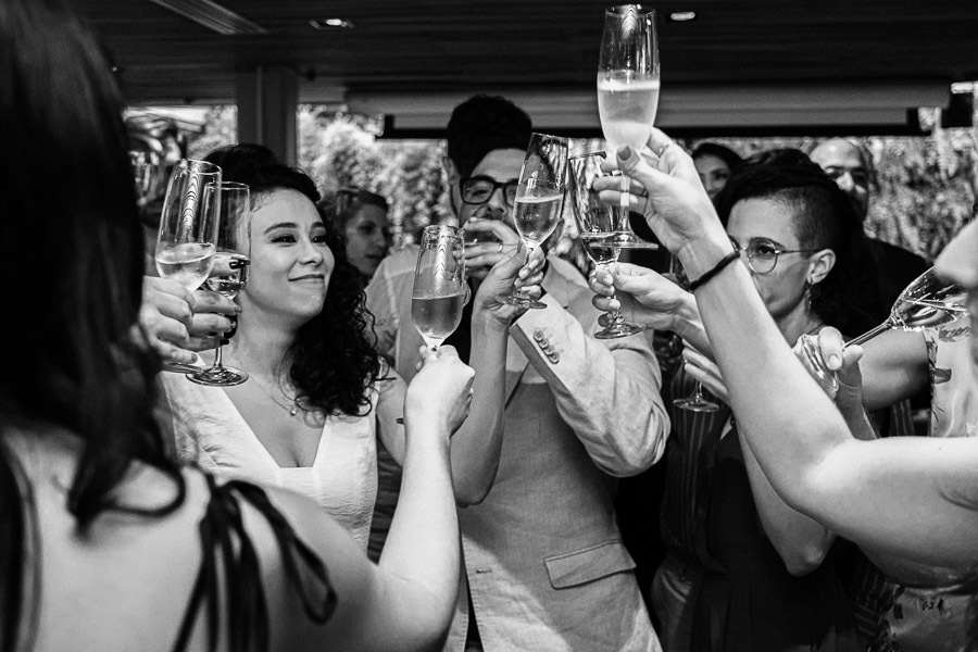 Mini wedding de Beatriz e Cláudio  no restaurante Rascal Itaim, em São Paulo por Anderson Crepaldi Fotografia