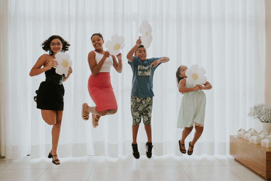 Festa de aniversário infantil da Manuela com tema girassol em Taboão da Serra