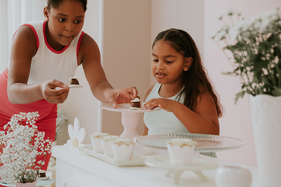 Festa de aniversário infantil da Manuela com tema girassol em Taboão da Serra