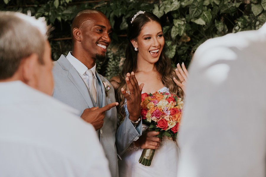 Mini wedding de Kamili e Jordan no Restaurante Praça São Lourenço na Vila Olímpia por Anderson Crepaldi Fotografia