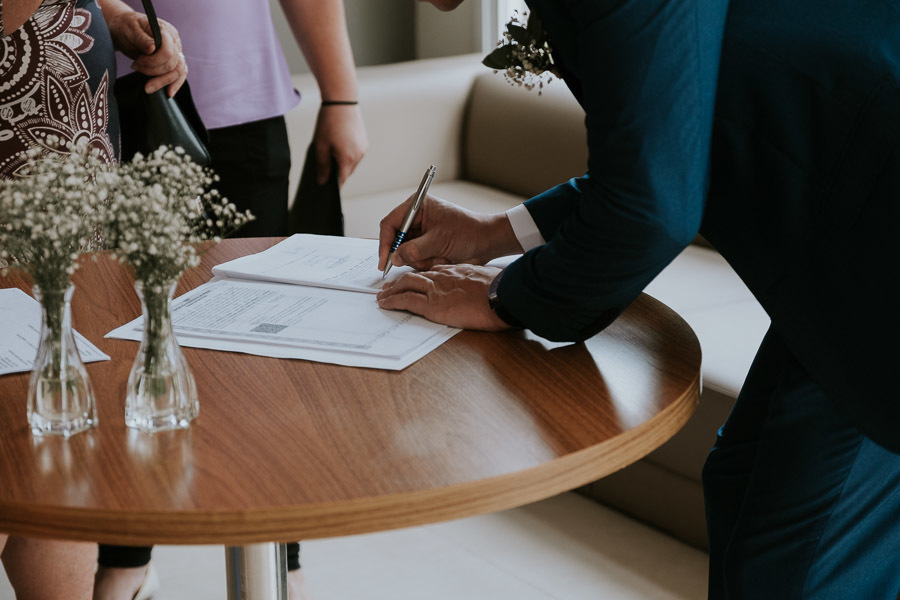 Casamento no salão do prédio de Ana Luiza e Evandro por Anderson Crepaldi Fotografia