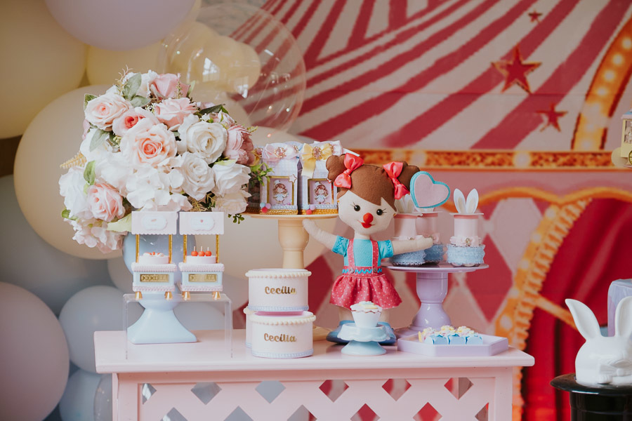 Festa infantil Cecília com tema circo no salão de festas da Komatsu por Anderson Crepaldi Fotografia