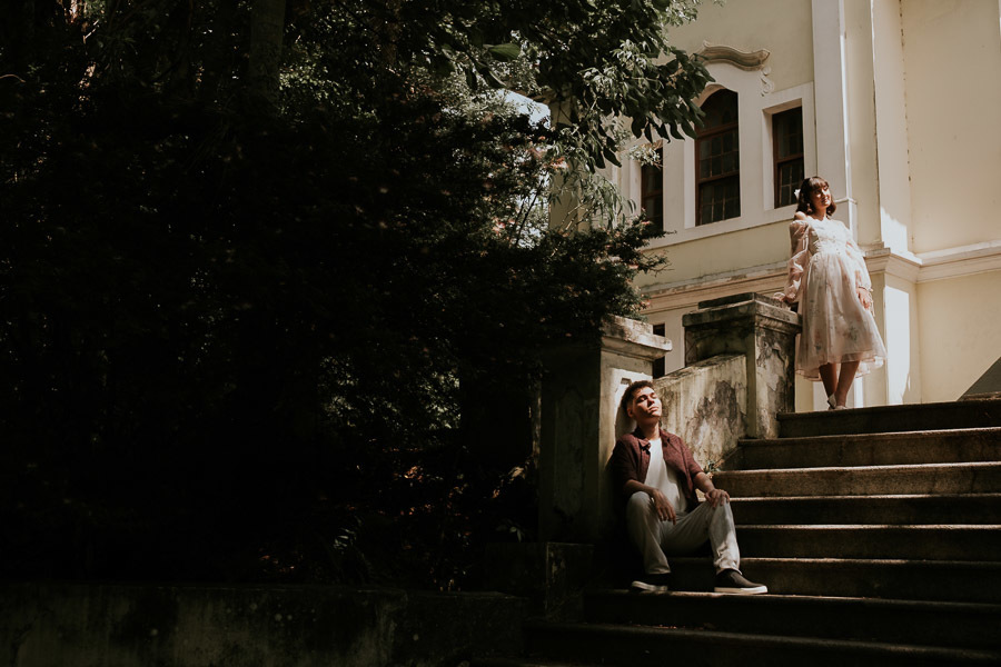 Ensaio Pré wedding no parque horto florestal Alberto Lofgren por Anderson Crepaldi Fotografia