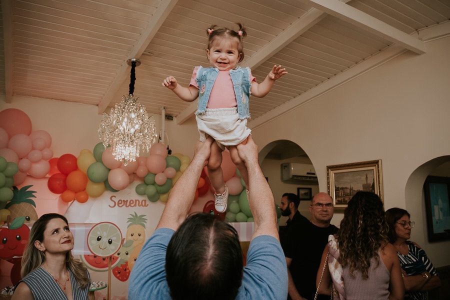 Festa infantil com tema frutas de Serena no Restaurante Famiglia Geraci por Anderson Crepaldi Fotografia