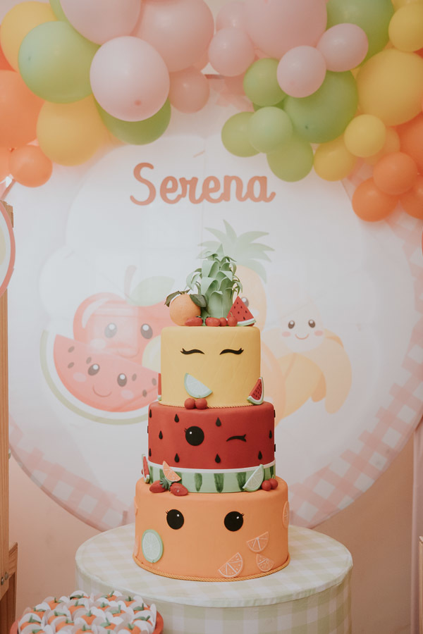 Festa infantil com tema frutas de Serena no Restaurante Famiglia Geraci por Anderson Crepaldi Fotografia